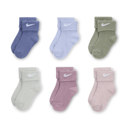 Nike Baby Waffle Knit Socks (6 Pairs)