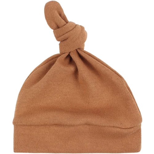 JANGANNSA Newborn Baby Hat Infant Baby Boys Beanie Top Knot Stretchy Hats for Girls 100% Organic Cotton