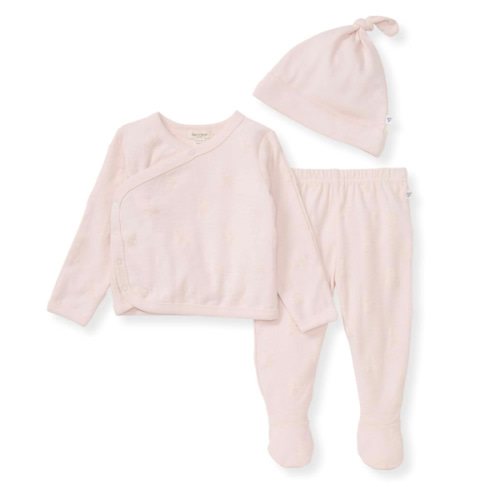 Burt's Bees Baby baby-girls Unisex Baby Take Me Home Set, 3-piece Top, Pant, and Hat Bundle