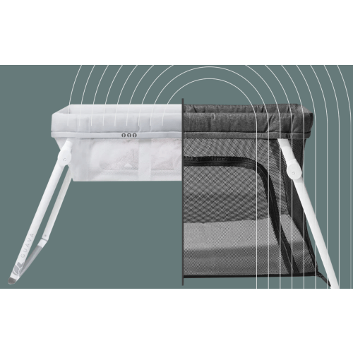 Baby Bassinet: Lotus Crib & Bassinet Kit, Convertible Travel Bassinet – Guava Family