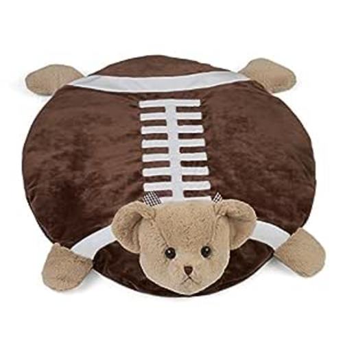 Amazon.com : Bearington Baby Touchdown Belly Blanket, Football Teddy Bear Plush Stuffed Animal Tummy Time Play Mat : Early Development Playmats : Baby