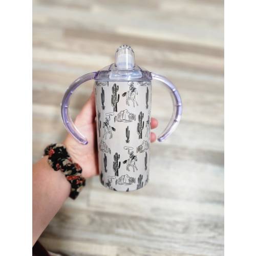 Roper Western Theme Sippy Cup Personalized Cowboy Baby Drink - Etsy