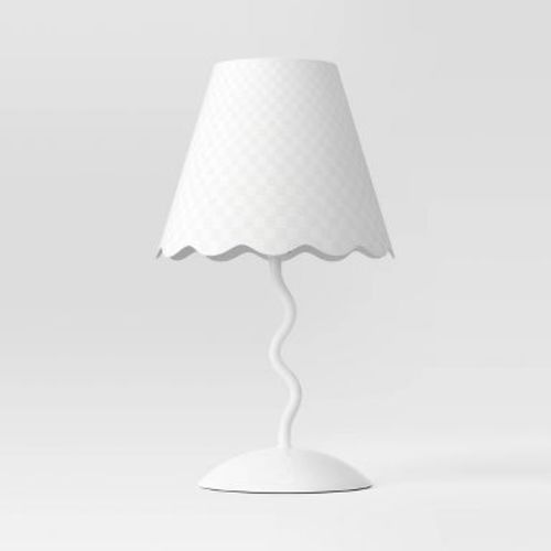 Wave Squiggle Novelty Table Lamp White - Room Essentials™