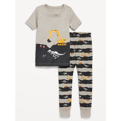 Snug-Fit Graphic Pajama Set for Toddler & Baby