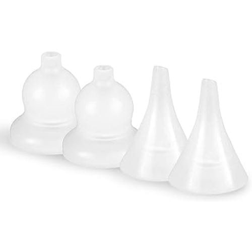 Baby Nasal Aspirator Replacement Tips - 2 Sets/4 Pieces Reusable Tips Compatible with Watolt / Grownsy / LittleTora / HEYVALUE / X-Bosak / Cocobela / TEQIN