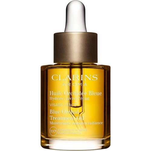 Clarins Blue Orchid Face Oil Treatment | Skin is Immediately Hydrated*, Revitalized and Toned | Restores Radiance | Visibly Minimizes Fine Lines | 100% Natural Plant Extracts | Dry Skin Type