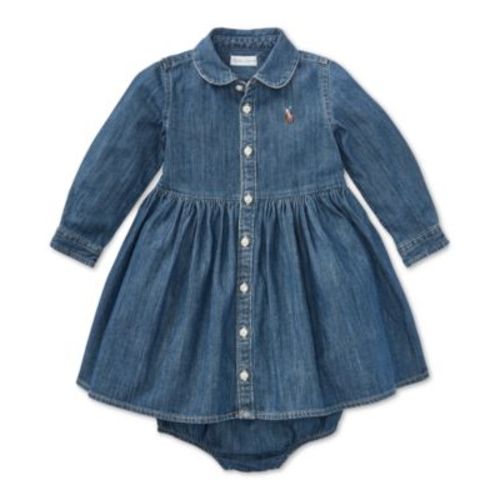 Baby Girls Denim Cotton Shirtdress
