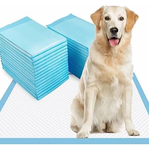 Dog Pads Extra Large, Puppy Pads XLarge 28"x34" for Pet Training, Thicken Pee Pads for Dogs, 30 Pack Super Absorbent Dog Pee Pads