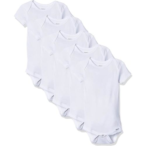 Gerber Baby 5-Pack Solid Onesies Bodysuits