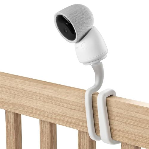 Flexible Twist Mount for Arenti Baby Monitor/ARENTI 3MP Baby Monitor,No Tools or Wall Damage Required (White)