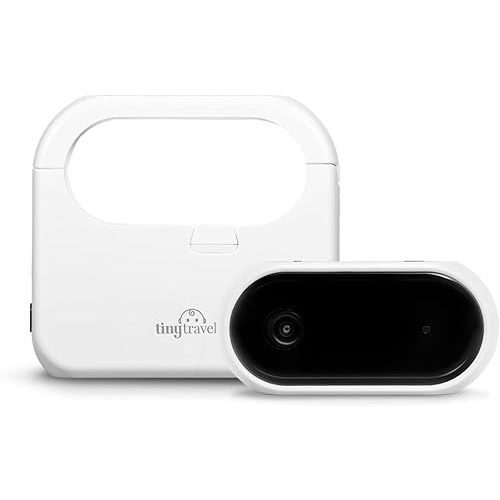 Tiny Traveler Add-On Baby Car Camera with Power Bank – 720P HD, Night Vision, Easy Install for Twins, 2 Kids, or Pets – Wireless Baby Car Camera Add-On Kit (Monitor Not Included)