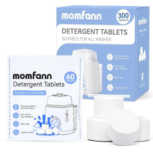 300 Professional Deep Cleaning Detergent Tablets for All Baby Bottle Washers, Washer Tablets for Bottle Washer and Sterilizer and Dryer, Easy to Use