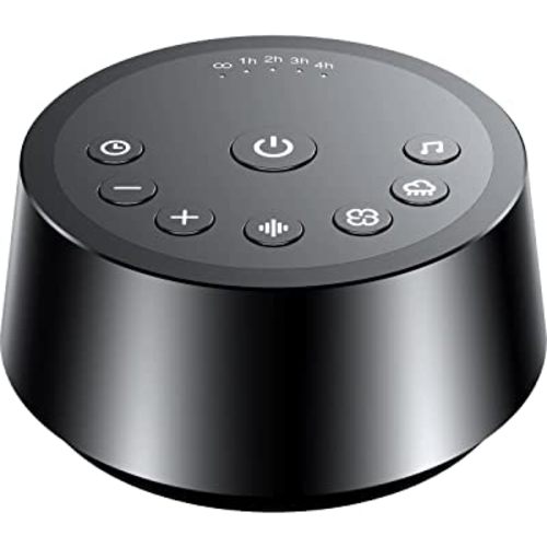 Color Noise Sound Machines with 25 Soothing Sounds Sleep White Noise Machine 32 Volume Levels 5 Timers and 4 Sound Categories and Memory Function for Home Office and Travel