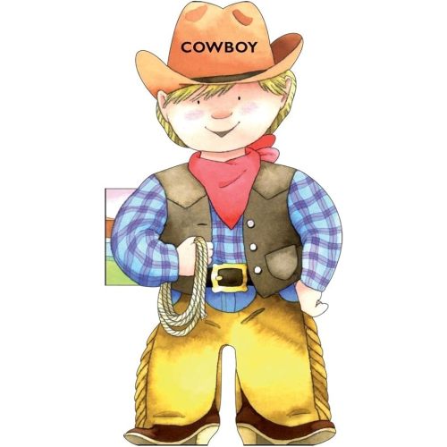 Cowboy (Little People Shape Books) Hardcover – January 9, 2009