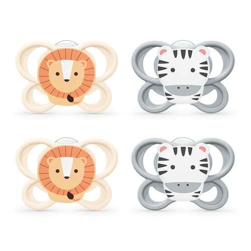 NUK Perfect Match Air Pacifiers, 0-6 Months, 4 Pack