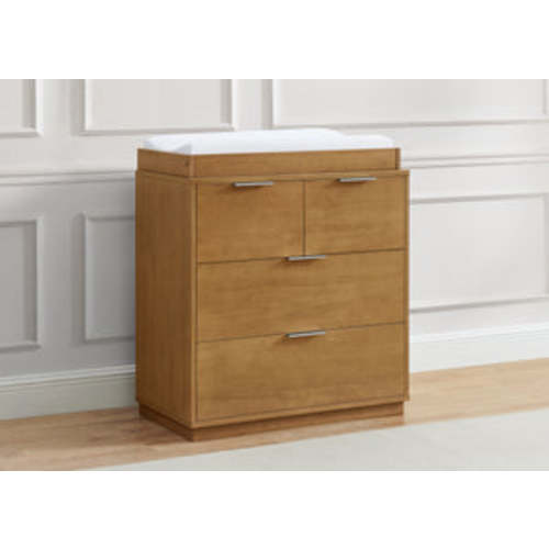 Forever 4 Drawer Dresser with Changing Top and Interlocking Drawers