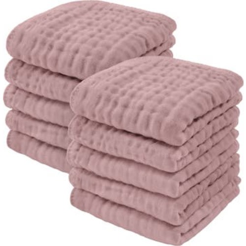 Muslin Washcloths - Pack of 10