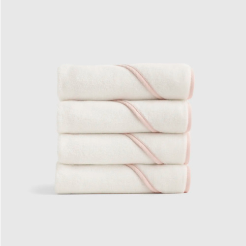 Organic Turkish Cotton Baby Hooded Towel Set 4-Pack