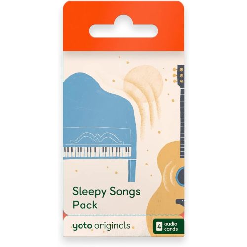 Yoto Sleepy Songs Pack – 4 Kids Musical Cards for Use with Player & Mini All-in-1 Audio Player, Educational & Screen-Free Listening with Relaxing Music for Naptime Bedtime & Winding Down