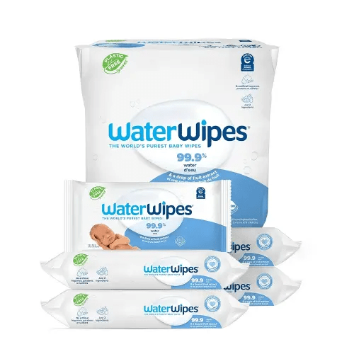WaterWipes Sensitive+ Newborn & Baby Wipes, 3-In-1 Cleans, Cares, Protects, 99.9% Water, Unscented & Hypoallergenic, 300 Count (5 Packs)