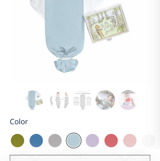 The Ollie® Swaddle | Award-Winning Baby Swaddle for Newborn Sleep | Baby Registry Favorite