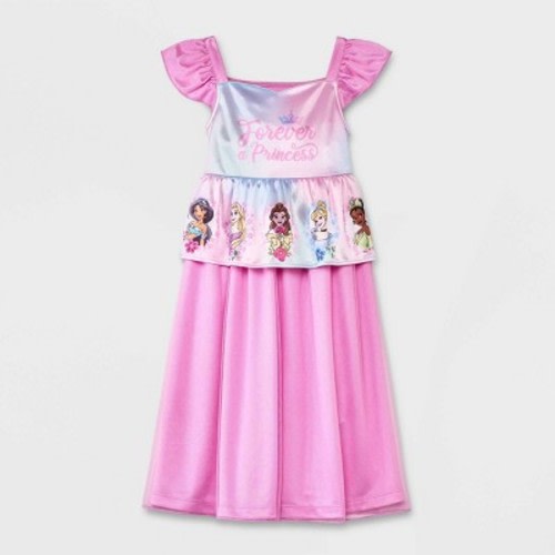 Toddler Girls' Disney Princess Forever Fantasy NightGown - Pink, Size: 5T