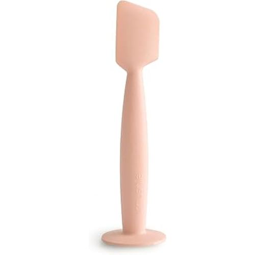 mushie Diaper Cream Applicator Soft Silicone with Suction Base (Blush)