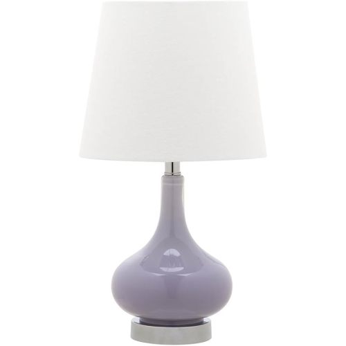 Safavieh Kids Lighting Collection Amy Purple Gourd 18-inch Bedroom Living Room Home Office Desk Nightstand Table Lamp (LED Bulb Included)