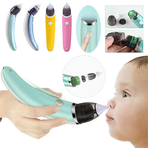 Automatic Baby Nasal Aspirator, Electric Baby Nose Cleaner, Nasal Mucus, Portable Mucus Remover for Newborns, Toddlers