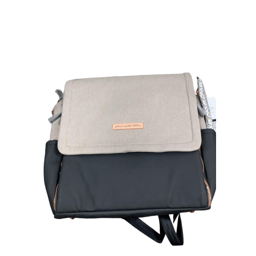 Petunia Pickle Bottom Boxy Backpack Diaper Bag, Sand Black