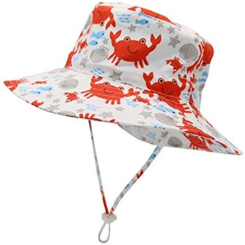 Sarfel Baby Sun Hat Toddler Summer Hats UPF 50+ Baby Bucket Hat Kids Beach Hats for Baby Boys