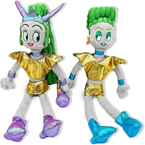 Velvet and Veneer Plush Toy,12Inch Cute Soft Cartoon Velvet and Veneer Plushies Toys Stuffed Animal Doll Pillows Surprise Gift for Kids and Fans Birthday, Green