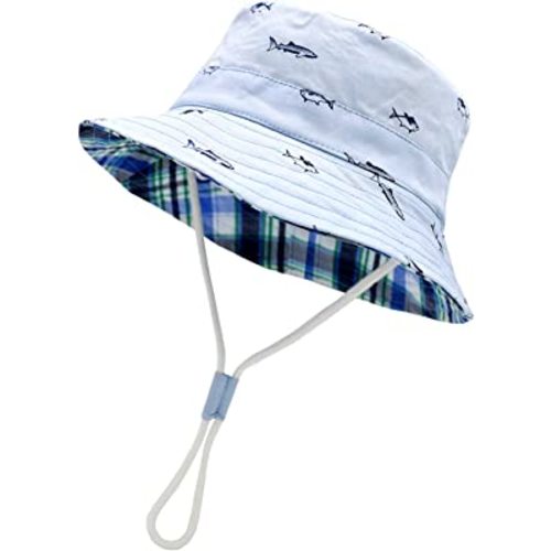 Sarfel Baby Sun Hat Toddler Summer Hats UPF 50+ Baby Bucket Hat Kids Beach Hats for Baby Boys