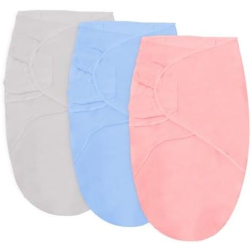 3-Pack Baby Swaddle Sleep Sacks for Newborn - Baby Swaddles 0-3 Months, Easy Adjustable Baby Swaddle Sack, Baby Swaddle Blanket Wrap, Baby Essentials