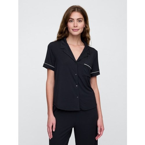 Pajama Top, Black