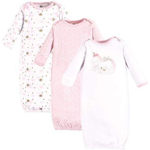 Yoga Sprout Cotton Gowns, 3 Pack