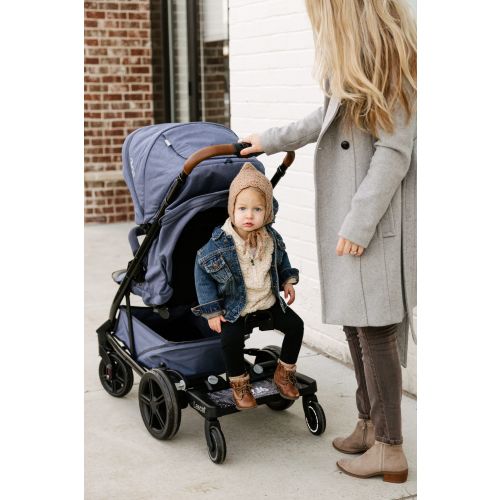 BuggyBoard Maxi+ Black With Grey Saddle Seat - KidCo