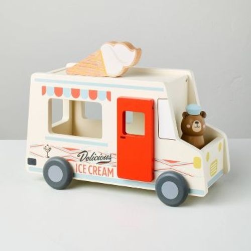 2pc Toy Ice Cream Truck with Bear Peg Pal - Hearth & Hand™ with Magnolia