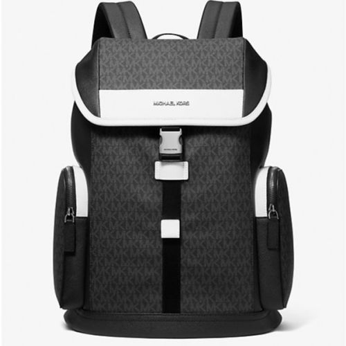 Cooper Color-Block Signature Logo Diaper Bag