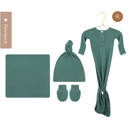 Pierce Ribbed Newborn Hat Bundle (Gown) – Lou Lou & Company
