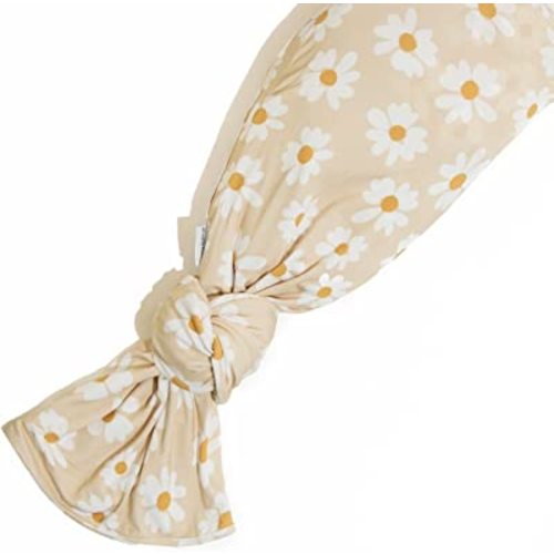 Freshly Picked Swaddle Blanket, One-Size-fits-All, Daisy Fields