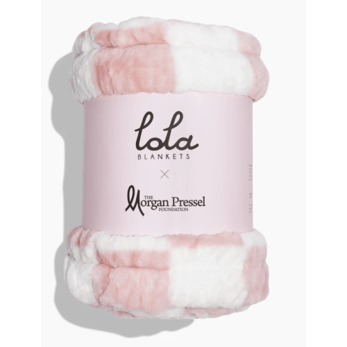 Pink Check | Lola Blankets