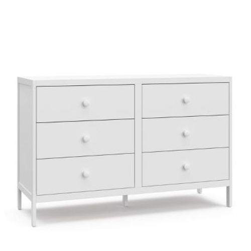 Graco Universal 6-drawer Double Dresser - White
