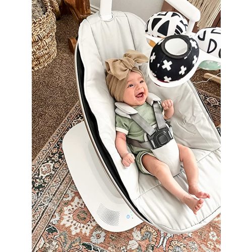 4moms MamaRoo Multi-Motion Baby Swing, Bluetooth Enabled with 5 Unique Motions, Grey