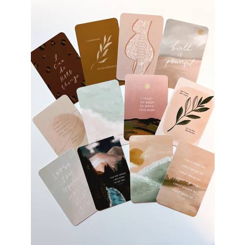 Christian Birth Affirmation Cards 12 Pack