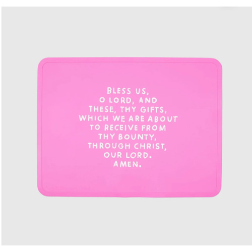 Meal Blessing Silicone Placemat