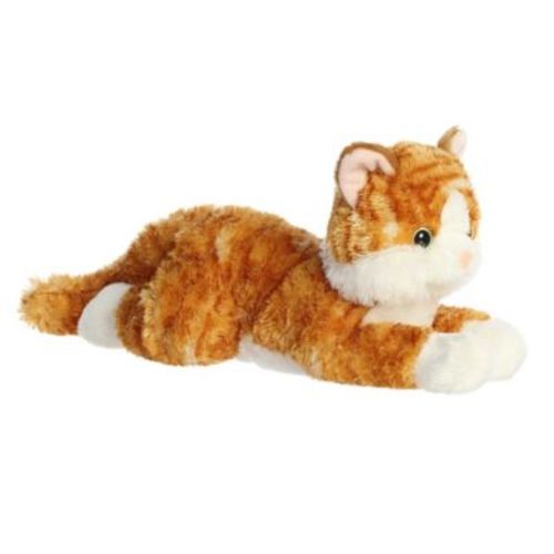 Medium Chester Flopsie Adorable Plush Toy Orange 12"