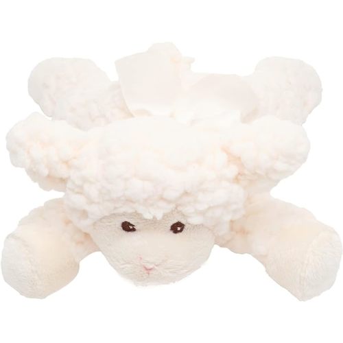 Bearington Baby Baa Plush Stuffed Animal Lamb with Rattle, 8 inches - 8" Baa