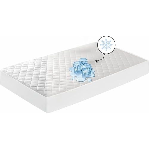 Continental Bedding 28" x 52" Arctic Dreams Waterproof Cooling Pad for Kids Crib Mattress Protection by Continental Bedding - Breathable and Waterproof