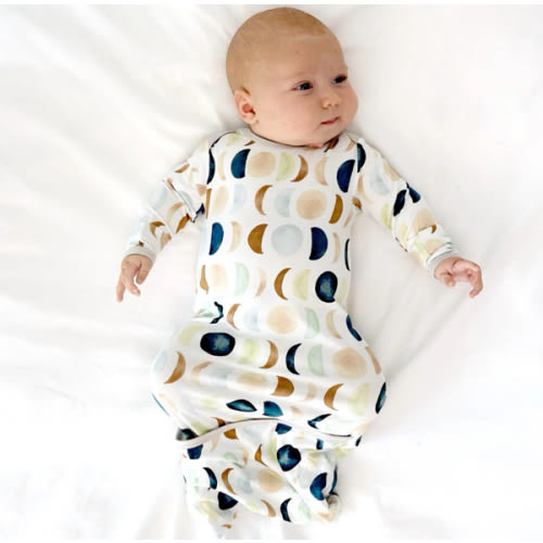 Luna Neutral Infant Gown - Little Sleepies